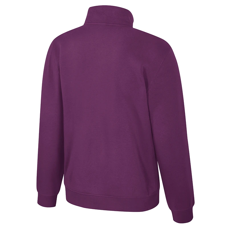 Veste unisexe Stadium Essentials violette Toronto Tempo First Team Trainer à quart de zip