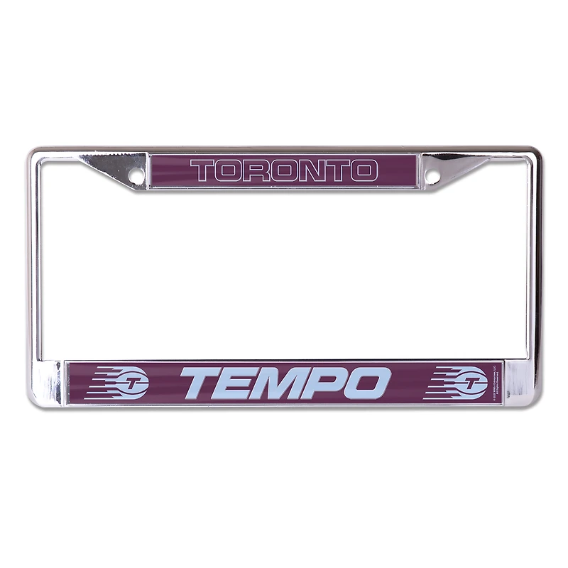 Cadre de plaque d'immatriculation en métal découpé au laser WinCraft Toronto Tempo