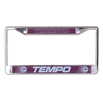 Cadre de plaque d'immatriculation en métal découpé au laser WinCraft Toronto Tempo