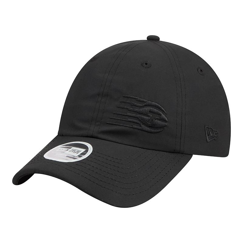 Women's New Era Black Toronto Tempo Ponytail 9FORTY Flex Hat