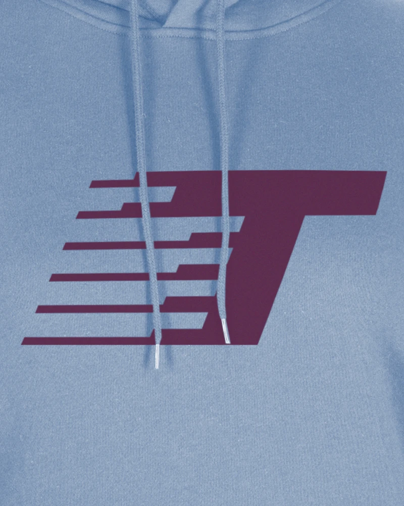 Sweat à capuche bleu clair Toronto Tempo avec logo de l'équipe New Era pour femme