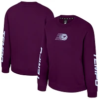 Women's Stadium Essentials  Bordeaux Toronto Tempo First Team Line Drill Crewneck Sweatshirt