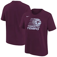 Youth Nike  Bordeaux Toronto Tempo Essential Logo T-Shirt