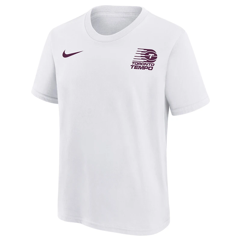 T-shirt Nike Toronto Tempo blanc pour jeunes