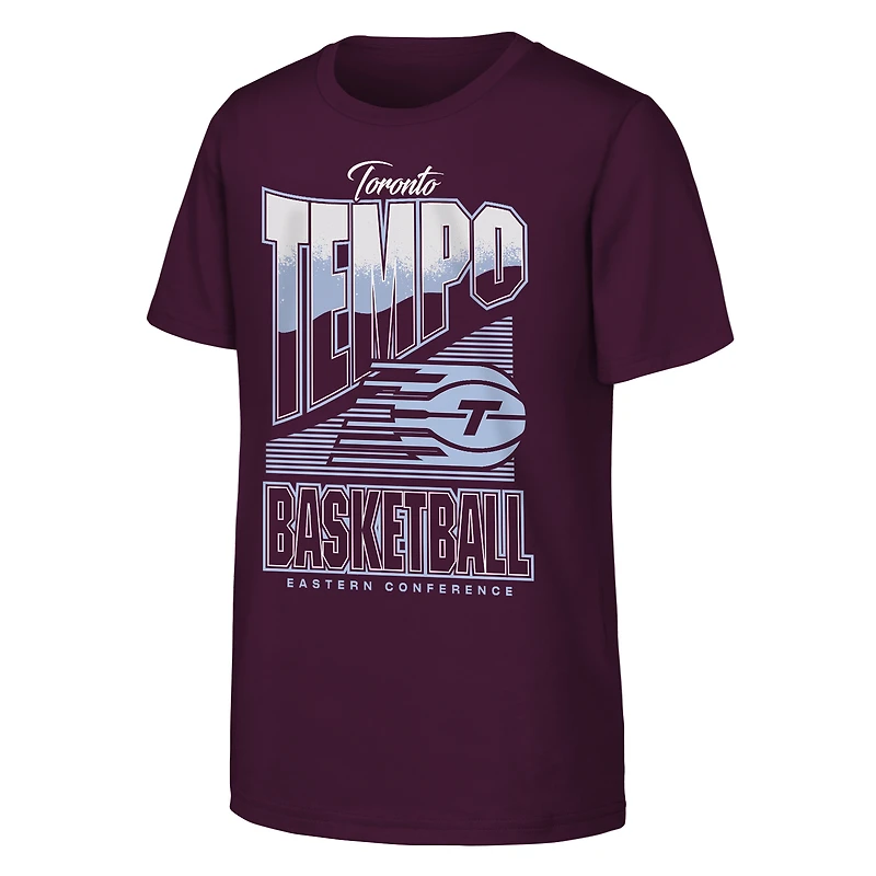 Youth Outerstuff Bordeaux Toronto Tempo Triple Threat T-Shirt