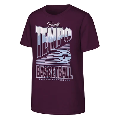 Youth Outerstuff Bordeaux Toronto Tempo Triple Threat T-Shirt