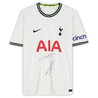 Maillot réplique Nike blanc 2022-23 autographié par Harry Kane et Gareth Bale de Tottenham Hotspur - Signature sur le devant