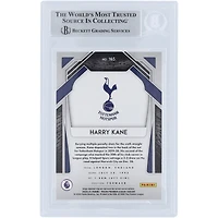 Carte Panini Prizm EPL #165 autographiée 2020-21 de Tottenham Hotspur par Harry Kane, Beckett Fanatics, authentifiée et témoin