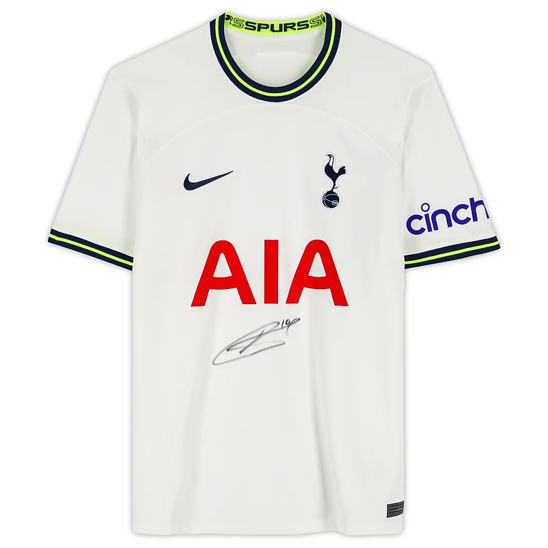Maillot réplique Nike blanc autographié par Harry Kane Tottenham Hotspur 2022-23