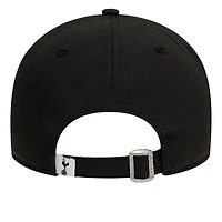 Men's New Era Black Tottenham Hotspur Rainbow Wordmark Adjustable 9FORTY Hat