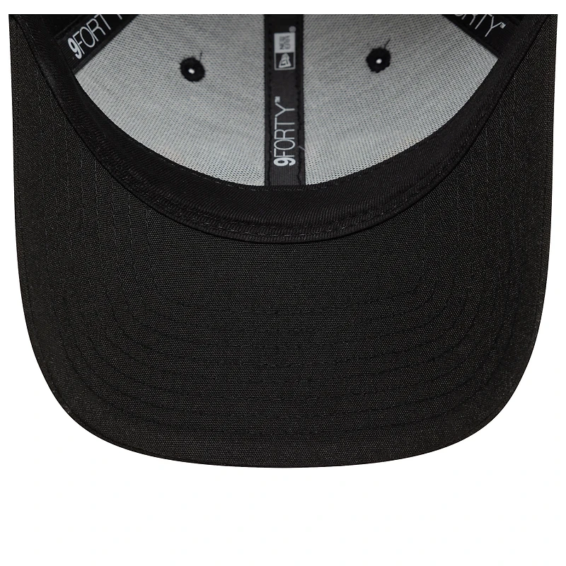 Men's New Era Black Tottenham Hotspur Rainbow Wordmark Adjustable 9FORTY Hat