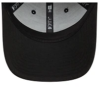 Men's New Era Black Tottenham Hotspur Rainbow Wordmark Adjustable 9FORTY Hat