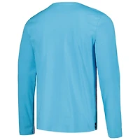 Men's Aqua Tottenham Hotspur Heavy Long Sleeve T-Shirt