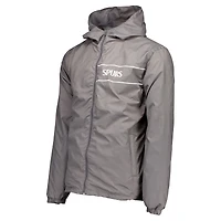 Veste coupe-vent zippée à capuche pour homme, gris, Tottenham Hotspur Home Match
