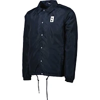Men's Navy Tottenham Hotspur Coaches Full-Snap Jacket