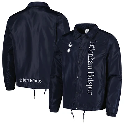 Veste Homme Bleu Marine Tottenham Hotspur Coaches Full Snap
