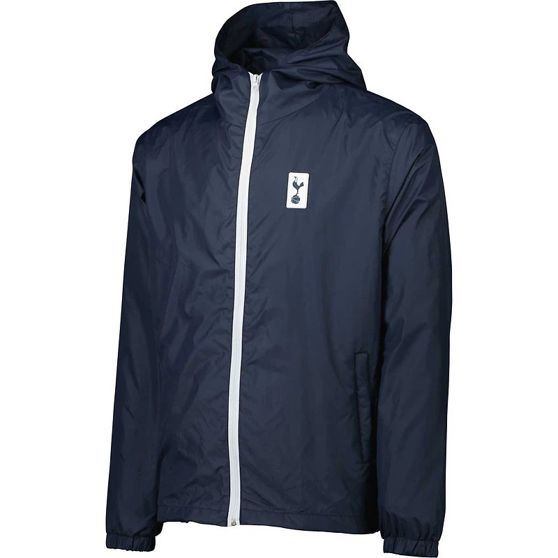 Veste Coupe-Vent Homme Bleu Marine Tottenham Hotspur Full-Zip Hoodie