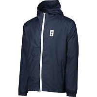 Veste Coupe-Vent Homme Bleu Marine Tottenham Hotspur Full-Zip Hoodie