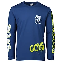 Men's Navy Tottenham Hotspur Graffiti Long Sleeve T-Shirt