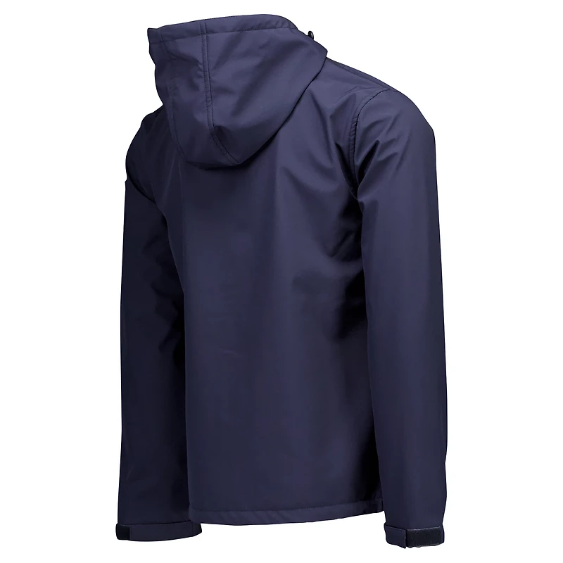 Veste à capuche zippée trois couches bleu marine Tottenham Hotspur pour homme