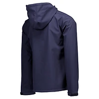 Veste à capuche zippée trois couches bleu marine Tottenham Hotspur pour homme