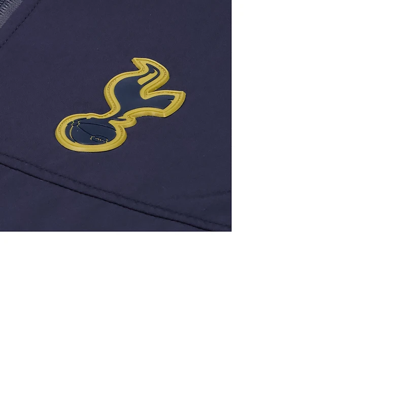 Veste à capuche zippée trois couches bleu marine Tottenham Hotspur pour homme