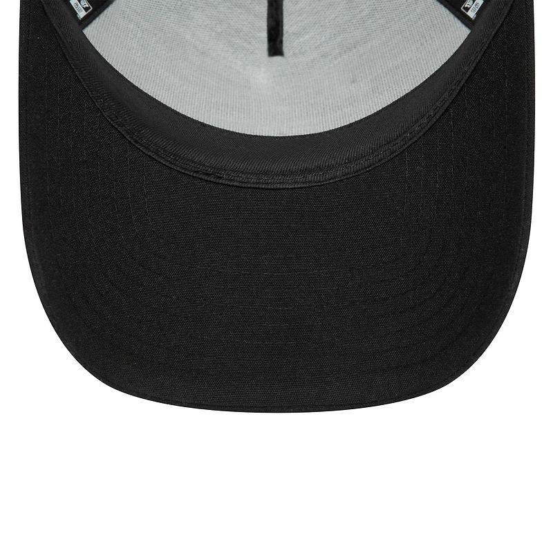 Men's New Era Black Tottenham Hotspur Repreve E-Frame Adjustable Trucker Hat
