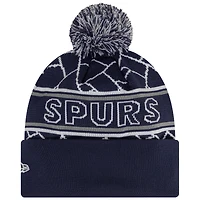 Men's New Era Navy Tottenham Hotspur Sport Cuffed Knit Hat with Pom