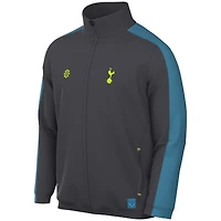 Veste de survêtement zippée Nike Tottenham Hotspur noire pour homme, saison 2025/26