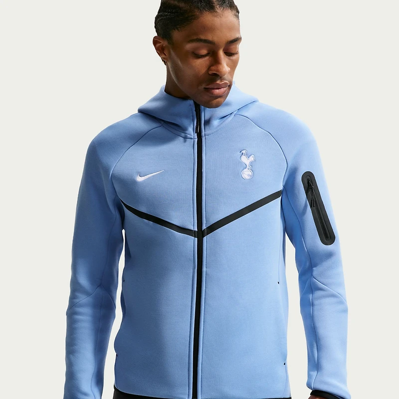 Men's Nike Blue Tottenham Hotspur Tech Fleece Windrunner Raglan Full-Zip Hoodie