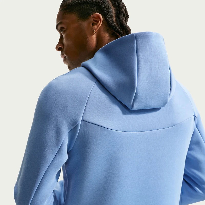 Sweat à capuche zippé raglan Nike Tottenham Hotspur Tech Fleece bleu pour homme
