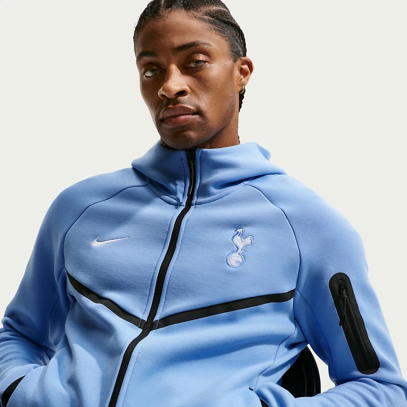 Men's Nike Blue Tottenham Hotspur Tech Fleece Windrunner Raglan Full-Zip Hoodie