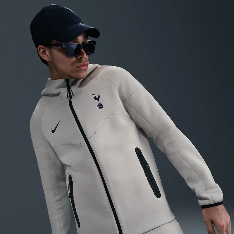 Men's Nike Gray Tottenham Hotspur Tech Fleece Full-Zip Hoodie Jacket