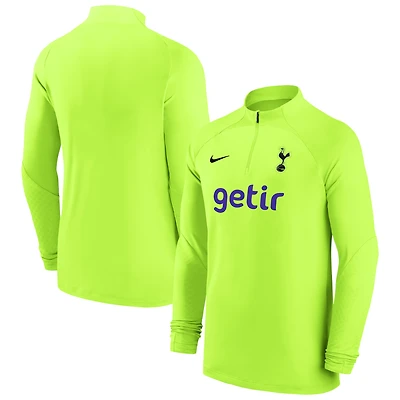 Haut à manches longues raglan quart zip Nike Tottenham Hotspur 2022/23 Strike Drill Performance pour Homme - Jaune