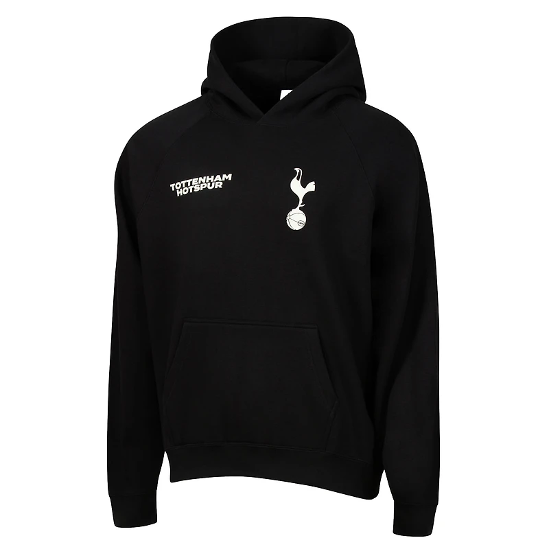 Men's Sport Design Sweden Black Tottenham Hotspur Overtime Oversized Raglan Hoodie