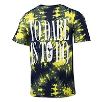 T-shirt tie-dye décontracté pour homme, bleu marine, motif Sport Design Suède Tottenham Hotspur