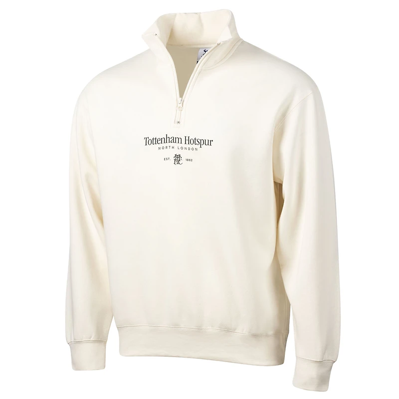 Men's Sport Design Sweden  White Tottenham Hotspur Half Time Quarter-Zip Fleece Jacket