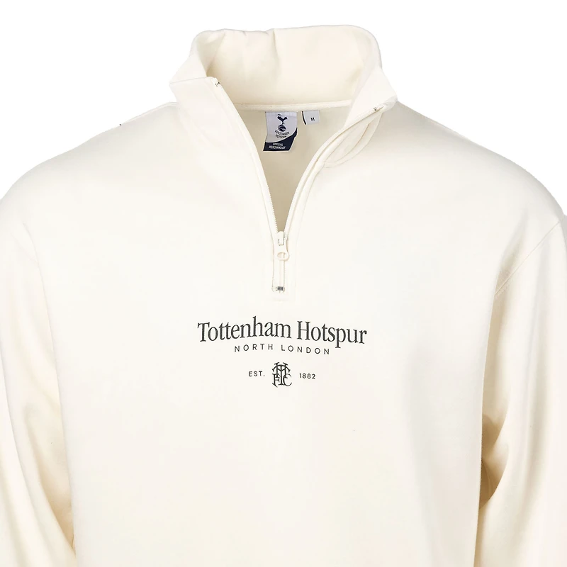 Men's Sport Design Sweden  White Tottenham Hotspur Half Time Quarter-Zip Fleece Jacket