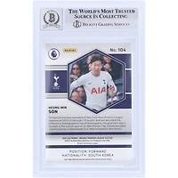 Son Heung-Min Tottenham Hotspur Autographed 2021-22 Panini Mosaic EPL #104 Beckett Fanatics Witnessed Authenticated 10 Card