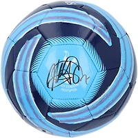 Son Heung-Min Tottenham Hotspur Autographed Blue/Navy Logo Soccer Ball