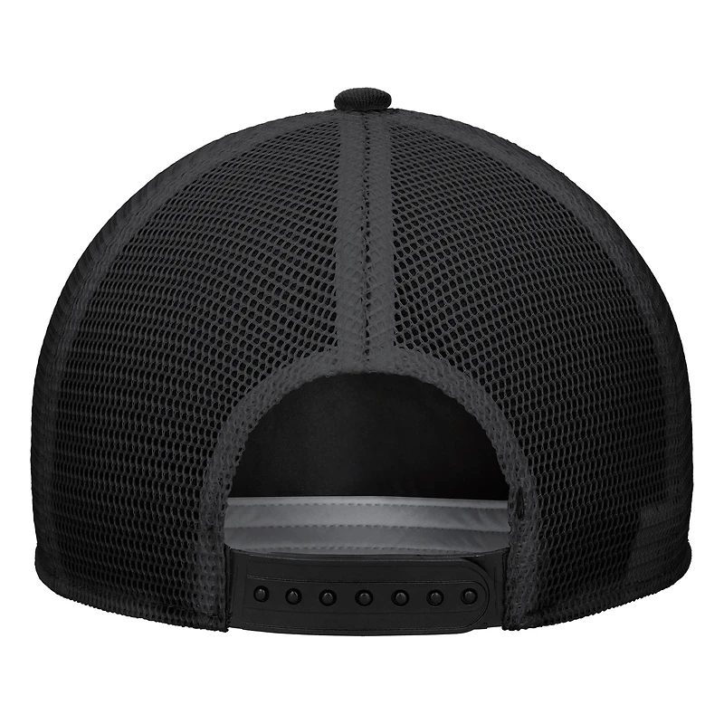 Casquette ajustable Nike noire unisexe à imprimé Tottenham Hotspur Rise Trucker