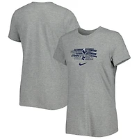Women's Nike Gray Tottenham Hotspur Varsity Space-Dye T-Shirt