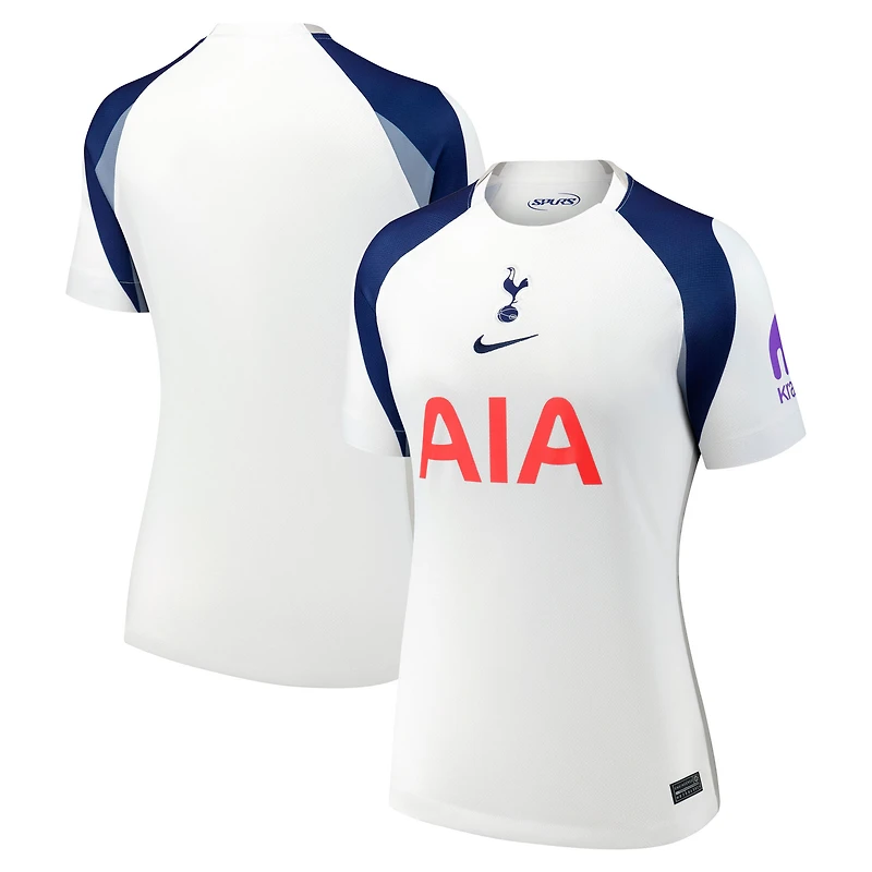 Maillot Nike blanc Tottenham Hotspur 2025/26 Domicile Réplique pour Femme