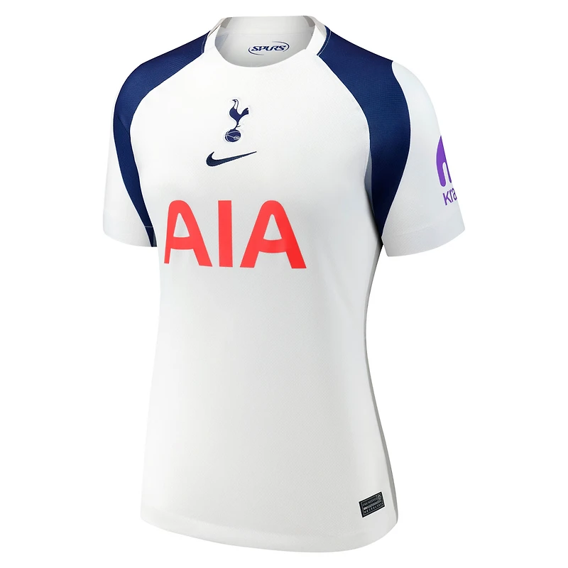 Maillot Nike blanc Tottenham Hotspur 2025/26 Domicile Réplique pour Femme