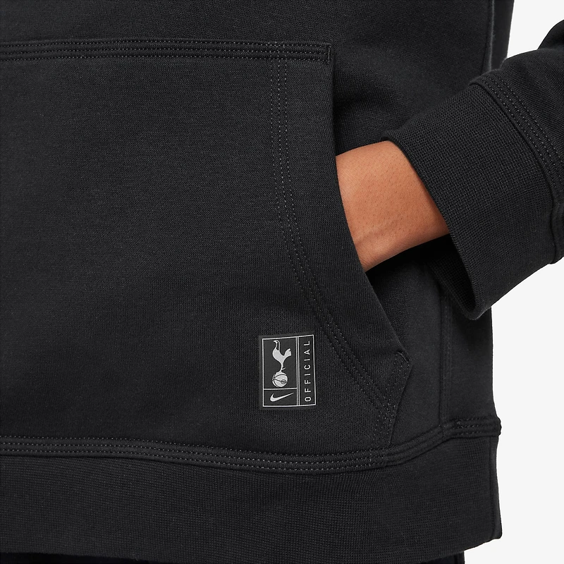 Youth Nike  Black Tottenham Hotspur Club Hoodie