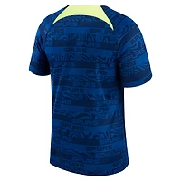Haut de performance raglan d'avant-match Nike Tottenham Hotspur 2022 bleu pour enfant