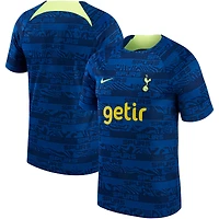Haut de performance raglan d'avant-match Nike Tottenham Hotspur 2022 bleu pour enfant