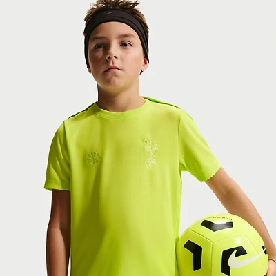 Maillot d'avant-match Nike vert fluo Tottenham Hotspur Academy Pro 2025/26 pour jeunes Dri-FIT