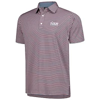 Polo FootJoy Tour Championship Balance Stripe Lisle ProDry rouge pour homme