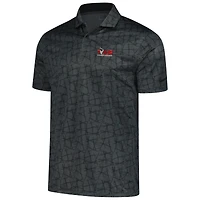 Men's Nike  Black TOUR Championship Victory All-Over Print Performance Polo